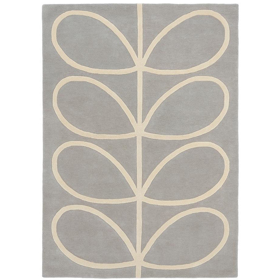Orla Kiely Giant Linear Stem 059404 Designer Wool Rug - Rugs Of Beauty - 1