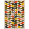 Orla Kiely Classic Multi Stem 059505 Designer Wool Rug - Rugs Of Beauty - 1