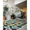 Orla Kiely Stem Kingfisher 059507 Designer Wool Rug - Rugs Of Beauty - 2