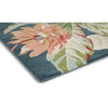 Sanderson Dahlia & Rosehip Teal 050608 Designer Wool Rug - Rugs Of Beauty - 5