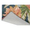Sanderson Dahlia & Rosehip Teal 050608 Designer Wool Rug - Rugs Of Beauty - 6