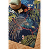 Sanderson Rain Forest Tropical Night 050708 Designer Wool Rug - Rugs Of Beauty - 2