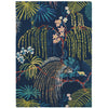 Sanderson Rain Forest Tropical Night 050708 Designer Wool Rug - Rugs Of Beauty - 1
