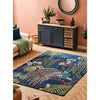Sanderson Rain Forest Tropical Night 050708 Designer Wool Rug - Rugs Of Beauty - 3