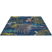 Sanderson Rain Forest Tropical Night 050708 Designer Wool Rug - Rugs Of Beauty - 4