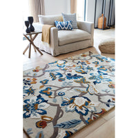 Sanderson Amanpuri Stone 145101 Designer Wool Viscose Rug - Rugs Of Beauty - 3
