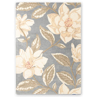 Sanderson Grandiflora Grey 145604 Designer Wool Rug - Rugs Of Beauty - 1