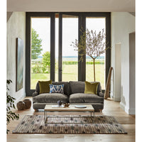 Sanderson Ishi Slate Charcoal 146004 Designer Wool Viscose Rug - Rugs Of Beauty - 2