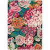 Sanderson Rose & Peony Cerise 45005 Designer Rug - Rugs Of Beauty - 1