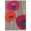 Sanderson Poppies Red Orange 45700 Designer Wool Rug - Rugs Of Beauty - 1