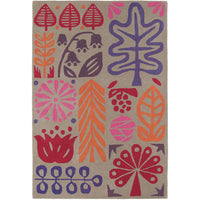 Scion Woodland Berry 25200 Modern Designer Wool Area Rug - Rugs Of Beauty - 1