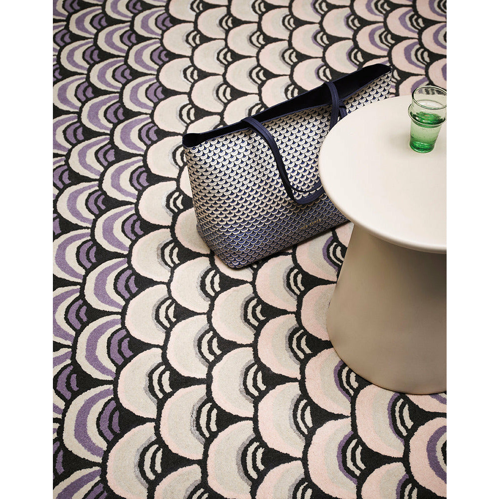 Ted Baker Masquerade Pink 160002 Designer Wool Viscose Rug - Rugs Of Beauty - 3