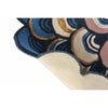 Ted Baker Masquerade Blue Round 160008 Designer Wool Viscose Rug - Rugs Of Beauty - 5