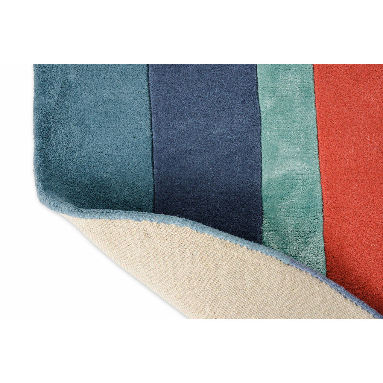 Ted Baker Jardin Blue Oval 160908 Designer Wool Viscose Rug - Rugs Of Beauty - 4