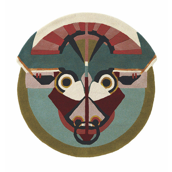 Ted Baker Zodiac Taurus Round 161205 Designer Wool Viscose Rug - Rugs Of Beauty - 1