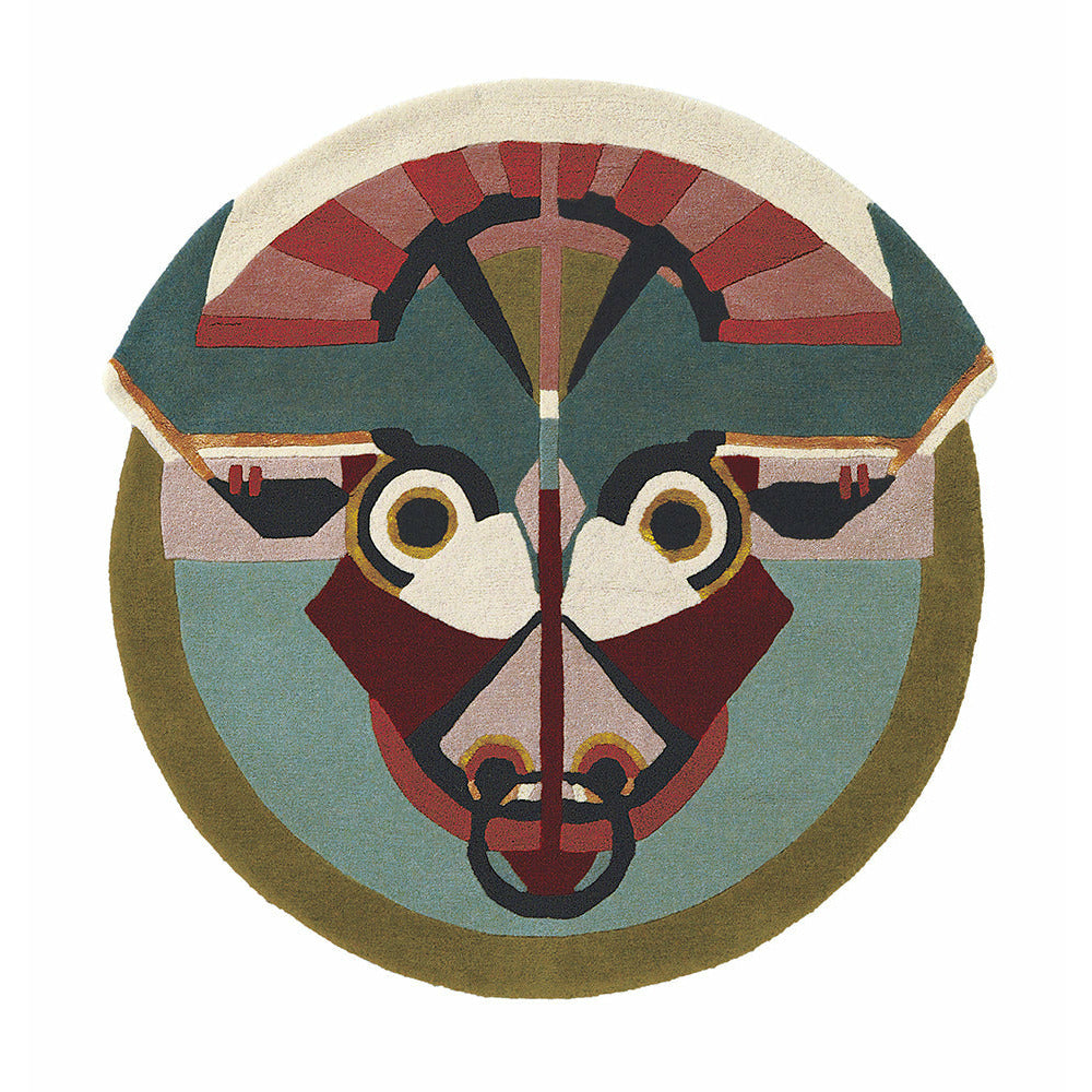 Ted Baker Zodiac Taurus Round 161205 Designer Wool Viscose Rug - Rugs Of Beauty - 1