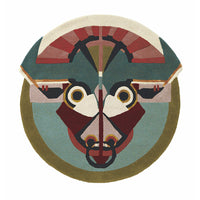 Ted Baker Zodiac Taurus Round 161205 Designer Wool Viscose Rug - Rugs Of Beauty - 1
