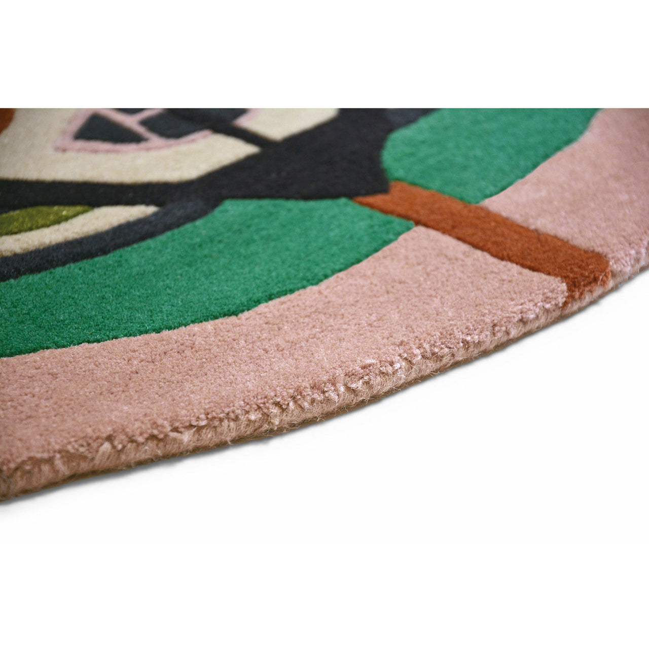 Ted Baker Zodiac Virgo Round 161605 Designer Wool Viscose Rug - Rugs Of Beauty - 4