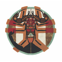 Ted Baker Zodiac Scorpio Round 161805 Designer Wool Viscose Rug - Rugs Of Beauty - 1