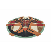 Ted Baker Zodiac Scorpio Round 161805 Designer Wool Viscose Rug - Rugs Of Beauty - 3