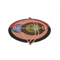 Ted Baker Zodiac Sagittarius Round 161905 Designer Wool Viscose Rug - Rugs Of Beauty - 3