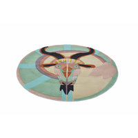 Ted Baker Zodiac Capricorn Round 162005 Designer Wool Viscose Rug