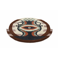 Ted Baker Zodiac Aquarius Round 162105 Designer Wool Viscose Rug - Rugs Of Beauty - 3
