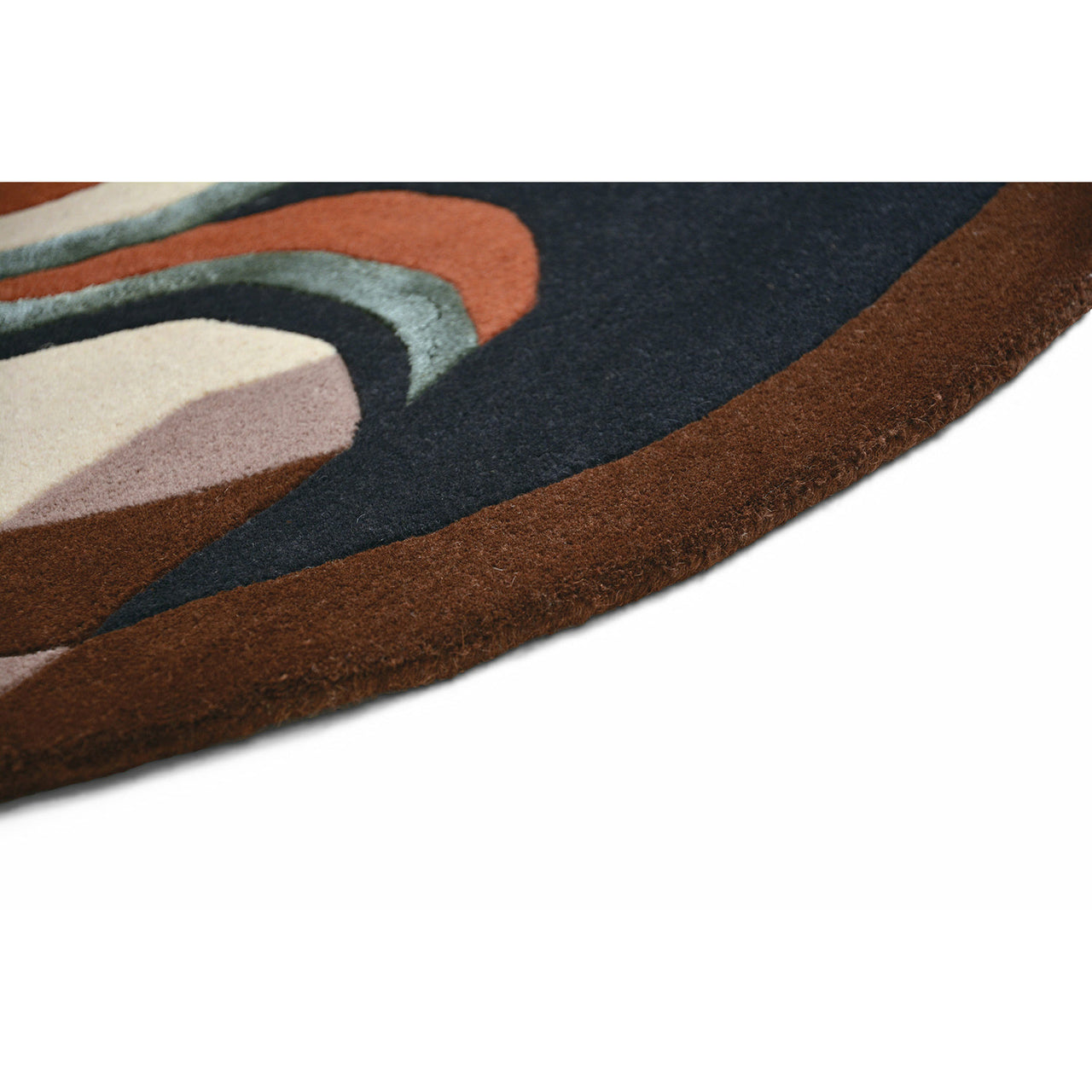 Ted Baker Zodiac Aquarius Round 162105 Designer Wool Viscose Rug - Rugs Of Beauty - 4