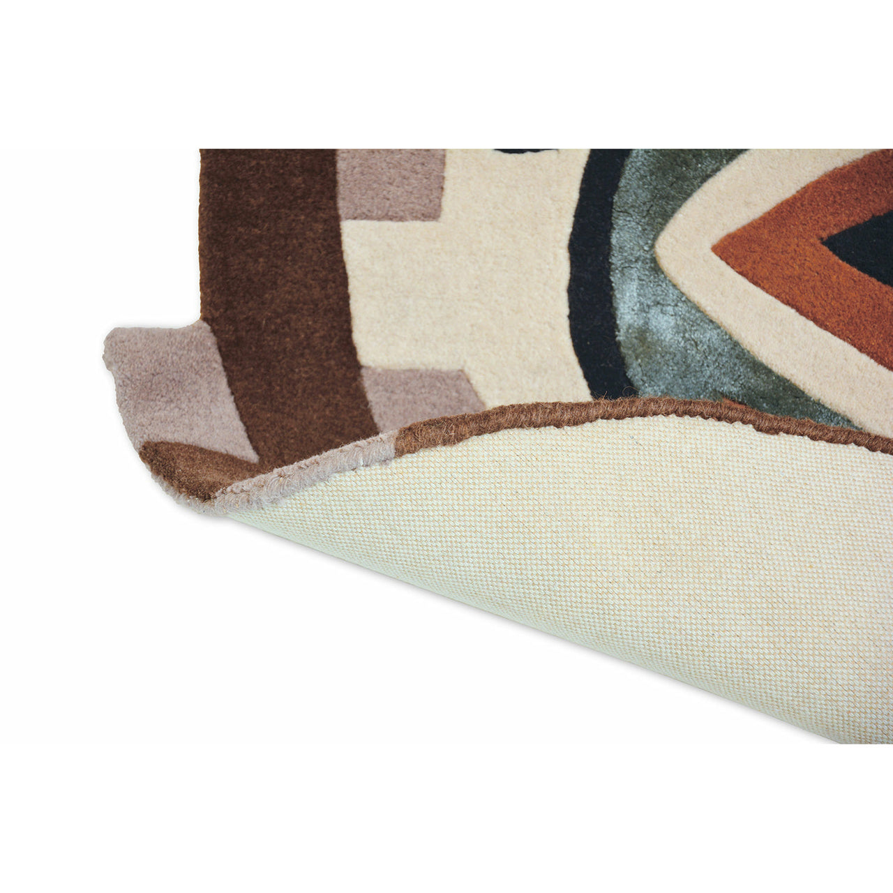 Ted Baker Zodiac Aquarius Round 162105 Designer Wool Viscose Rug - Rugs Of Beauty - 5