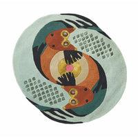 Ted Baker Zodiac Pisces Round 162205 Designer Wool Viscose Rug - Rugs Of Beauty - 1