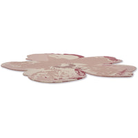 Ted Baker Shaped Magnolia Light Pink Round 162302 Designer Wool Rug - Rugs Of Beauty - 4