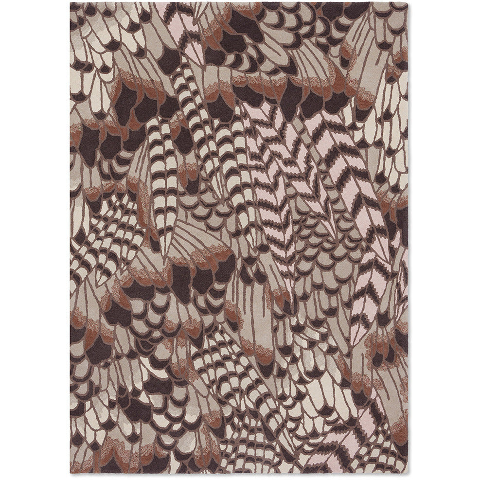 Ted Baker Feathers Natural 162404 Designer Wool Rug - Rugs Of Beauty - 1