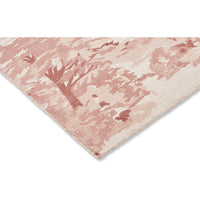Ted Baker Landscape Toile Light Pink 162602 Designer Cotton Rug - Rugs Of Beauty - 5