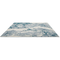 Ted Baker Landscape Toile Light Blue 162608 Designer Cotton Rug - Rugs Of Beauty - 4