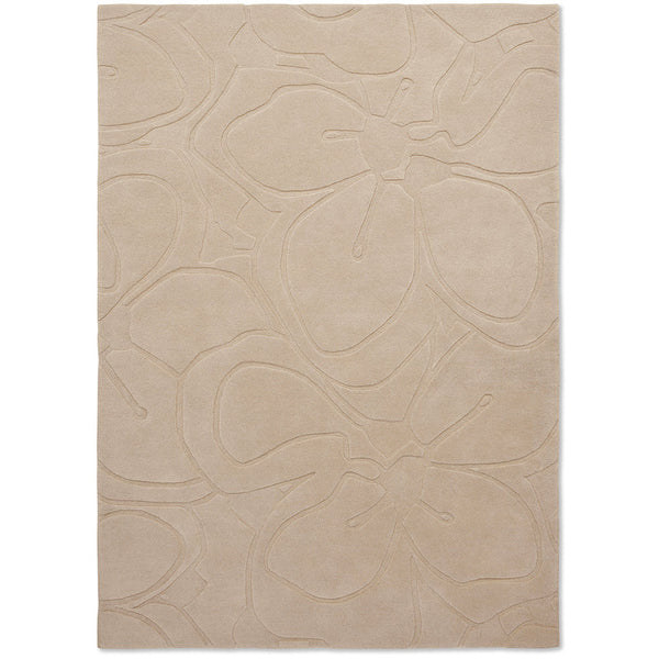 Ted Baker Romantic Magnolia Cream 162701 Designer Wool Rug - Rugs Of Beauty - 1