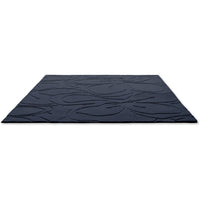 Ted Baker Romantic Magnolia Dark Blue 162708 Designer Wool Rug - Rugs Of Beauty - 3