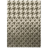 Ted Baker Houndstooth Grey 162804 Designer Wool Rug - Rugs Of Beauty - 1