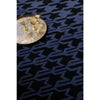 Ted Baker Houndstooth Dark Blue 162808 Designer Wool Rug - Rugs Of Beauty - 2