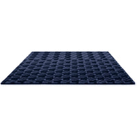 Ted Baker Houndstooth Dark Blue 162808 Designer Wool Rug - Rugs Of Beauty - 4