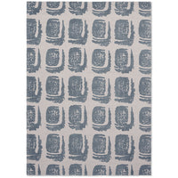 Ted Baker Woodblock Grey 163001 Designer Cotton Rug - Rugs Of Beauty - 1