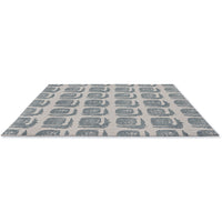 Ted Baker Woodblock Grey 163001 Designer Cotton Rug - Rugs Of Beauty - 5