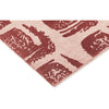 Ted Baker Woodblock Red 163003 Designer Cotton Rug - Rugs Of Beauty - 5