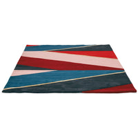 Ted Baker Sahara Burgundy 56105 Designer Wool Viscose Rug - Rugs Of Beauty - 3