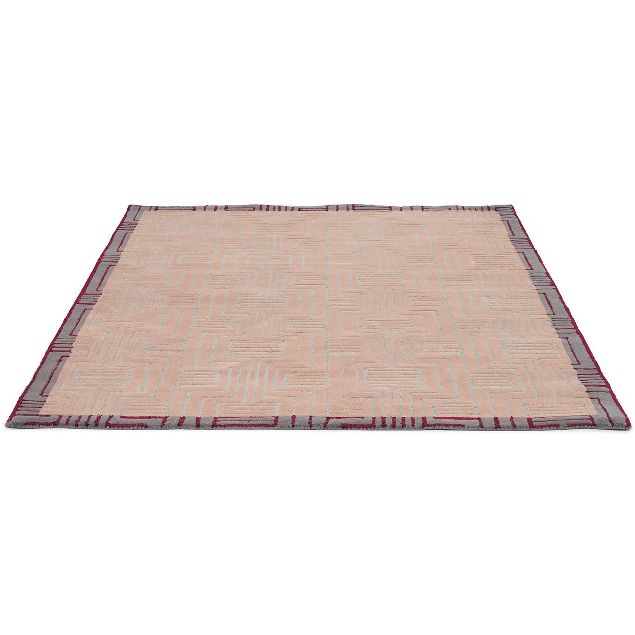 Ted Baker Kinmo Pink 56802 Designer Wool Viscose Rug - Rugs Of Beauty - 3