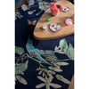 Wedgwood Hummingbird Navy 378180 Designer Wool Viscose Rug - Rugs Of Beauty - 4