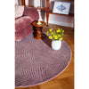 Wedgwood Folia Mink 038902 Designer Wool Round Rug - Rugs Of Beauty - 4