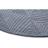 Wedgwood Folia Cool Grey 038904 Designer Wool Round Rug - Rugs Of Beauty - 3
