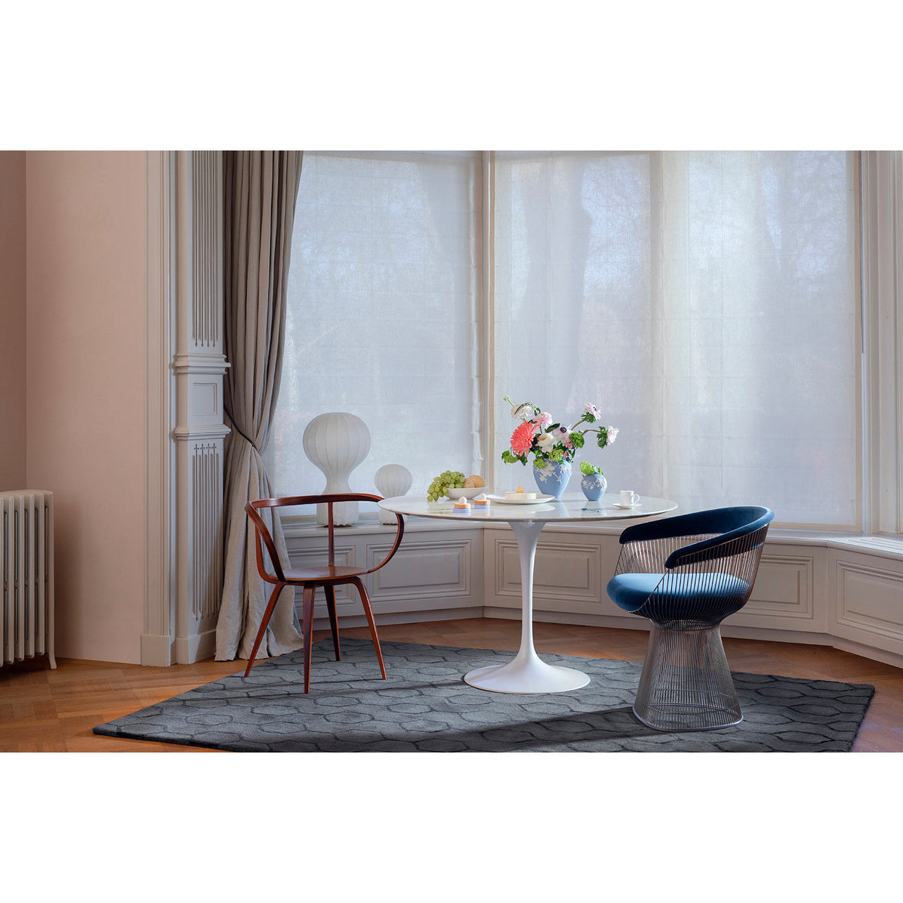 Wedgwood Gio Noir 039105 Designer Wool Viscose Rug - Rugs Of Beauty - 2