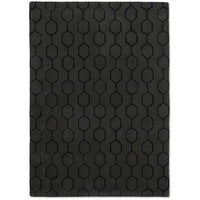 Wedgwood Gio Noir 039105 Designer Wool Viscose Rug - Rugs Of Beauty - 1