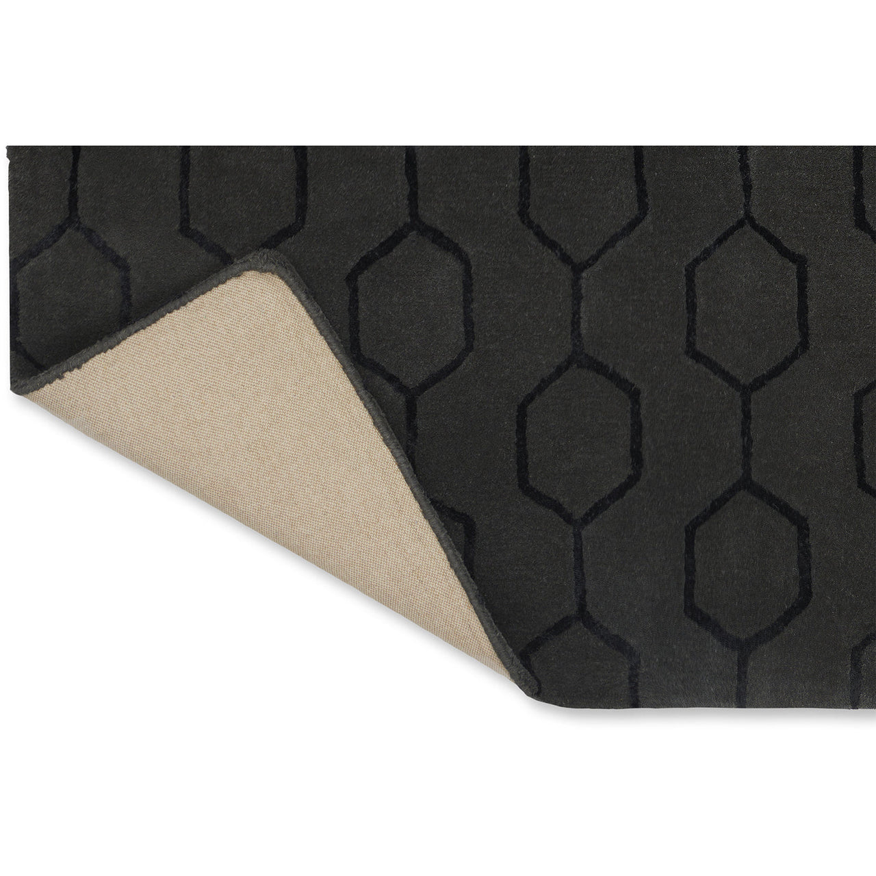 Wedgwood Gio Noir 039105 Designer Wool Viscose Rug - Rugs Of Beauty - 7